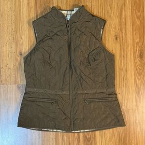 JH Collectibles Dark Brown Quilted Vest